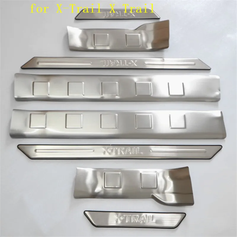 

Stainless Steel Internal external Scuff Plate/Door Sill Door Sill for Nissan X-Trail X Trail T31 2008-2013 Car Styling
