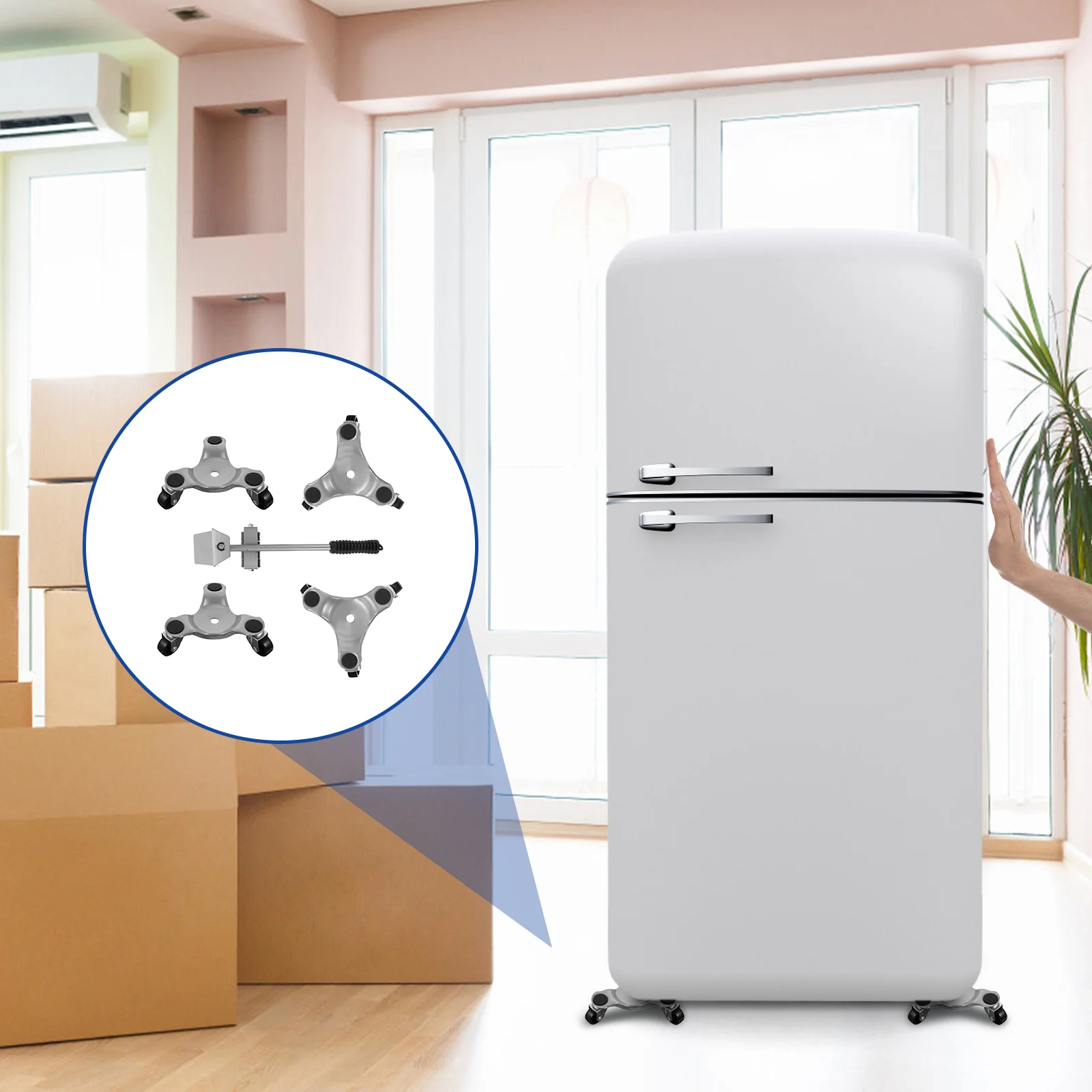 

Подъемник мебели, 5 шт., подвижный ролик для мебели, набор инструментов для громоздких и тяжелых нагрузок