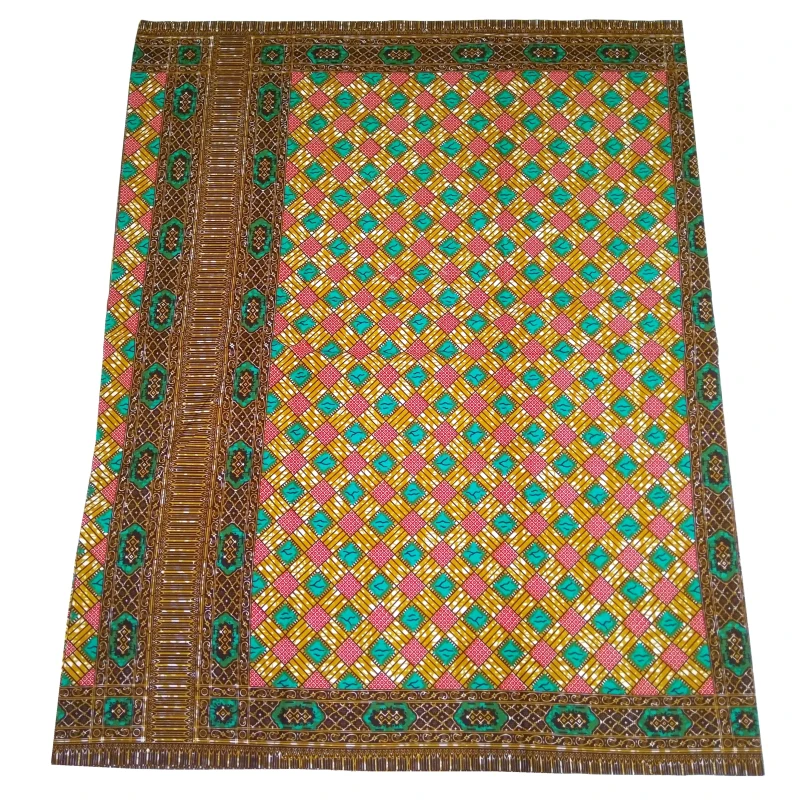 Оптовая продажа африканская натуральная восковая ткань для африканской одежды