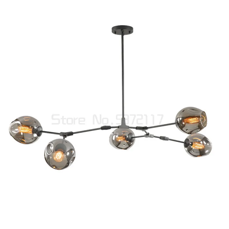 

Nordic simple postmodern magic bean chandeliers creative personality bedroom pendant lights fashion Eco-friendly room wall lamp