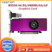 yeston display graphics card rx550 4g d5 lp4hdmid54hd ga radeon chill 4gb memory gddr5 128bit 6000mhz vga hd dvi d gpu
