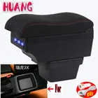 Подлокотник для Chery Tiggo 3X для Chery tigo2, детали для салона автомобиля, Модернизированная коробка для хранения деталей с USB и светодиодом