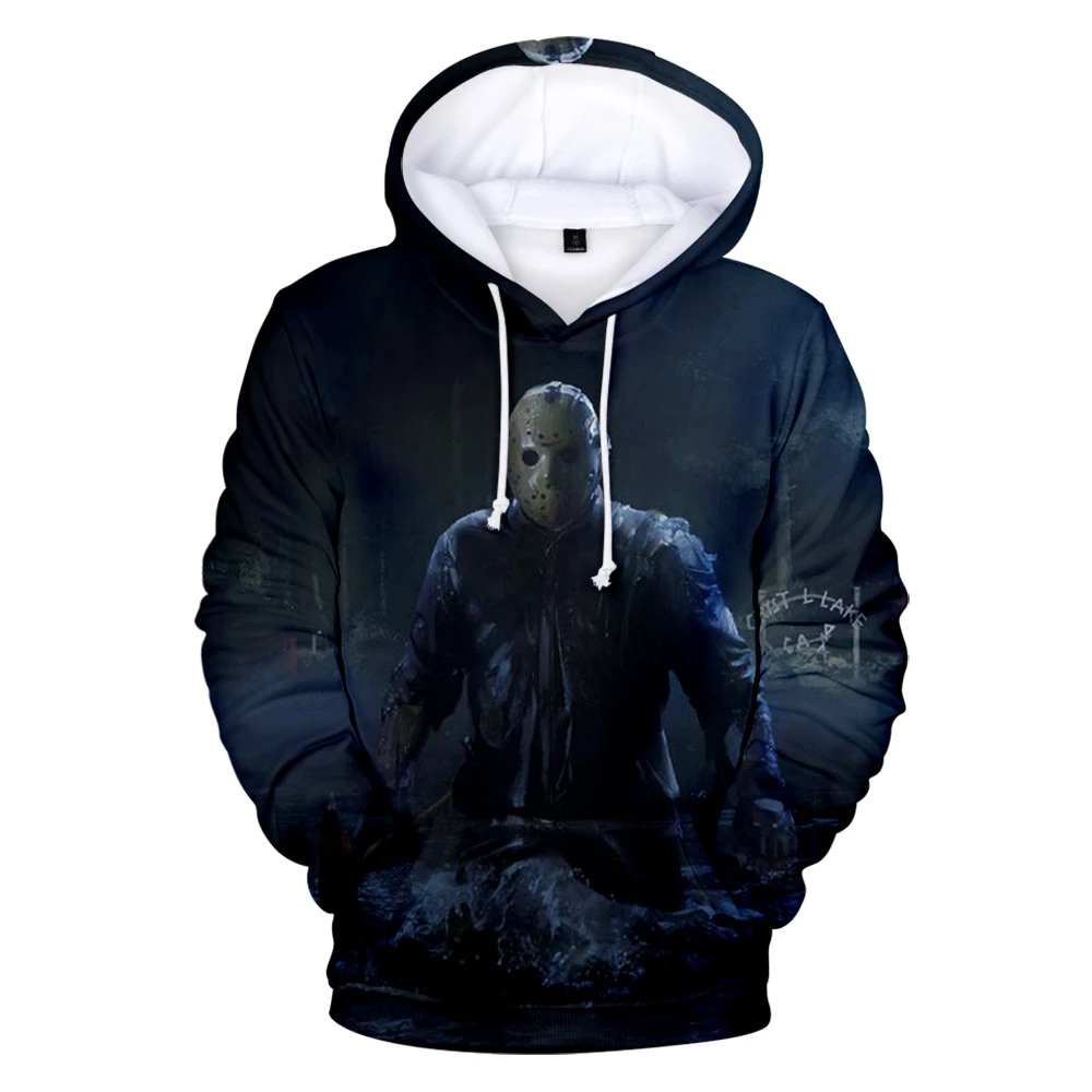 

Friday the 13th Hoodies Sweatshirt Men Women Fashion Casual Hot Game 3D Hoodies Mens Pullovers