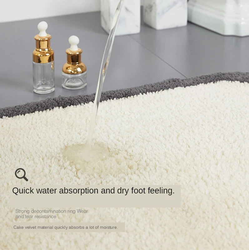 Коврики для ванной впитывающие коврики в скандинавском стиле ванны Нескользящие