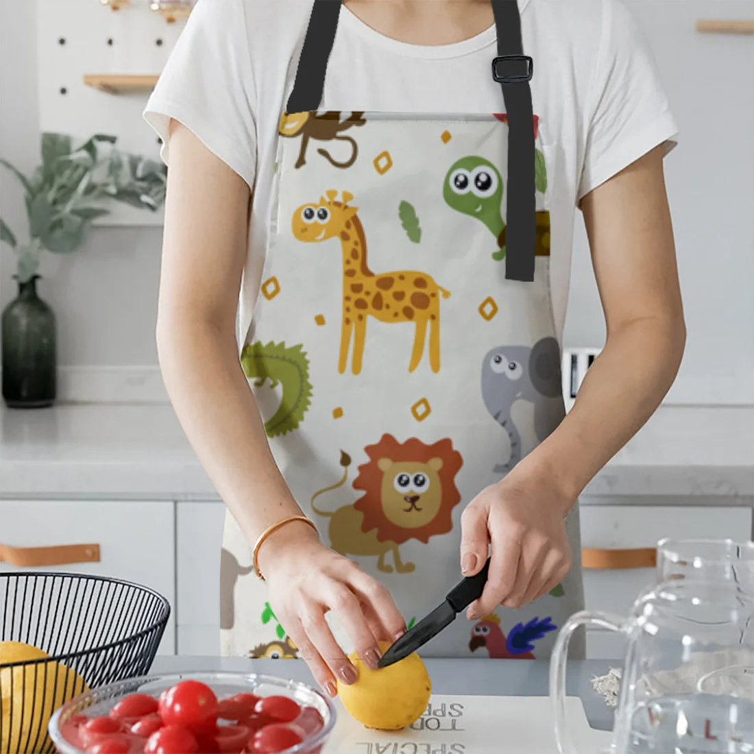 Набор фартуков Африка Индийский Слон кухонный нагрудник духовка митенки для