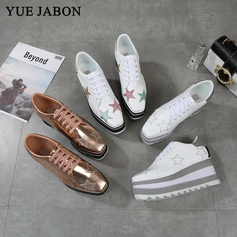 Женские высокие кроссовки из натуральной кожи Классическая модная повседневная