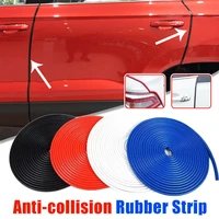 5m car door boot edge protector strip trim u shape guard seal rubber strip black blue red white car door edge guard accessories