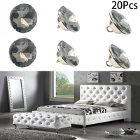 20pcs with back nail furniture headboard decorative diy glass button accessories upholstery artificial crystal shining craft