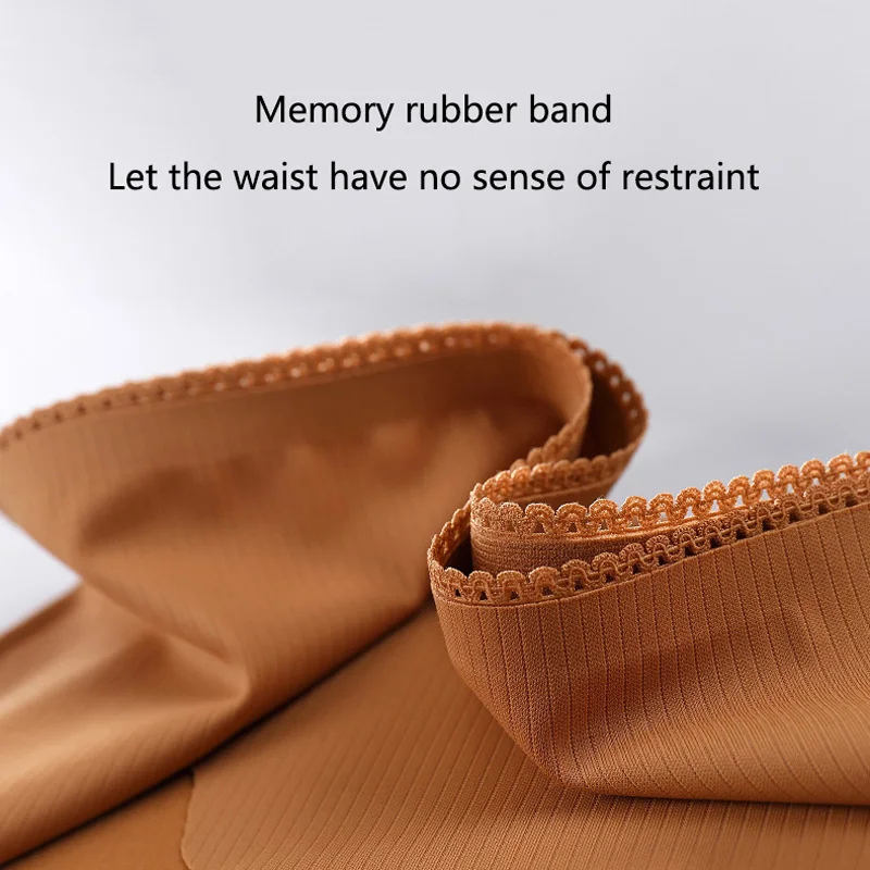 Сверхтонкое бесшовное женское нижнее белье мягкое с оборками антибактериальное