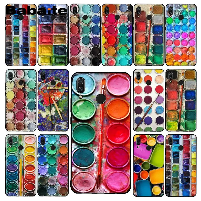 Набор акварельных красок Babaite Палетка рисунков чехол для телефона Xiaomi Redmi8 4X 6A 9 Go