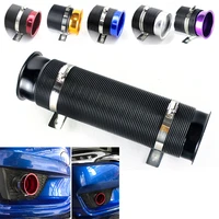 76mm 1m car air filter intake cold pipe universal flexible car engine cold air intake hose inlet ducting feed tube pipe
