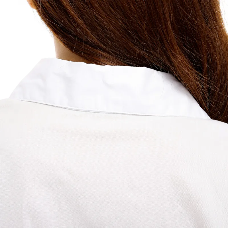 Shirts for teenage girls Girls White Blouse Spring Summer Tops School Uniforms Shirt Short-Sleeve Children Clothing blusa | Мать и