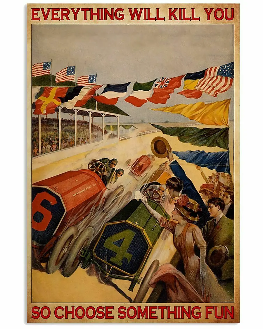 Выберите что-то забавное флаг Индианаполиса металлический постер ретро для дома