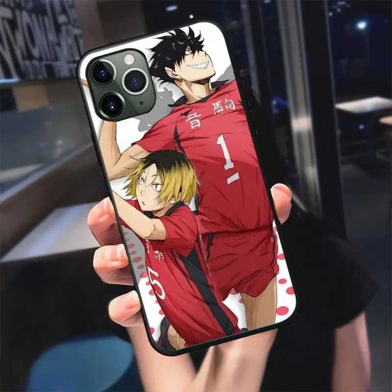 

Kenma Kozume of Haikyuu Phone Case For Black-Iphone 5 5s se 6 6s 7 8 11 12 X Xs Xr Pro Plus Max Mini Cover