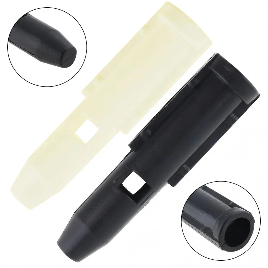 

1 pc 68 mm Gear Shift Lever Sleeve Adapter ABS for Peugeot 106 206 207 301 306 307 308 2008 3008 508 / CITROEN C1 C2 C3 C4 C5