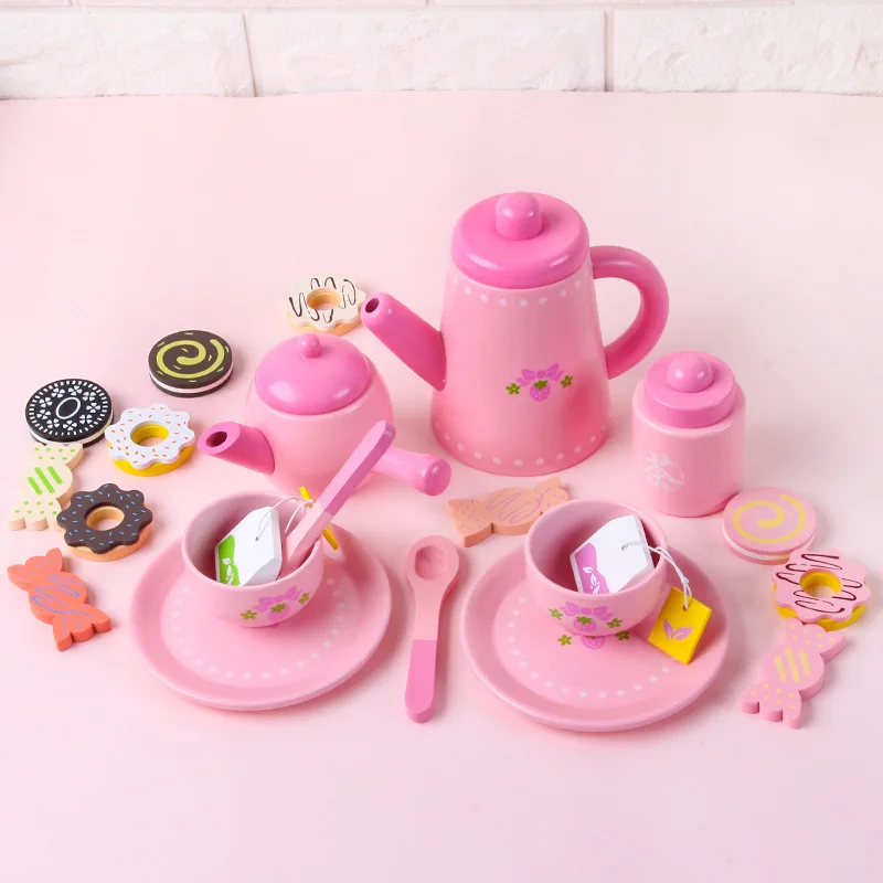 

Teacup Set Toys for Kids Children's Simulation Afternoon Tea Pretend Play House Educational Toy Dollhouse Toys Gift for Children