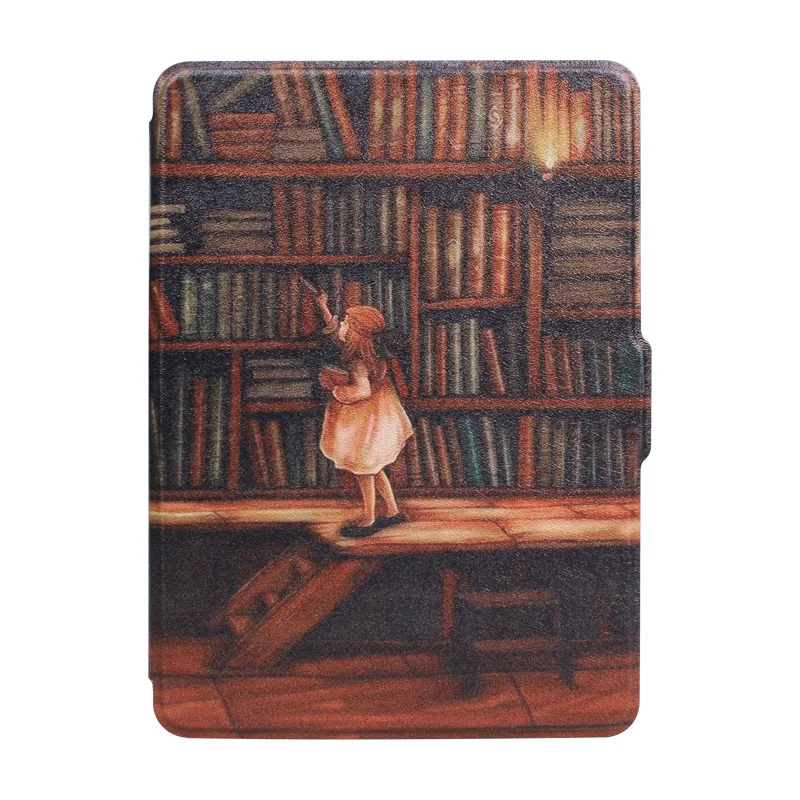 Магнитный чехол для Amazon New Kindle 8 го поколения 2016 г. Ультратонкий из искусственной