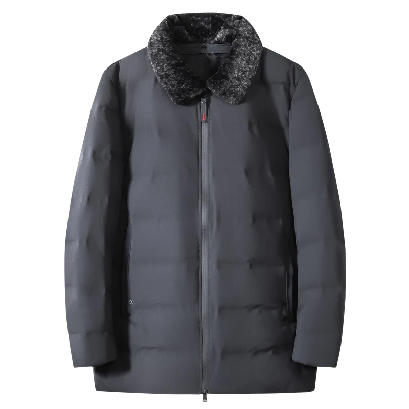 plus size 8XL 7XL Winter Ultralight Duck Down Men's Brand Clothing 90% White Jackets Stand Collar Seamless Warm Parka | Мужская
