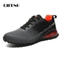 large size 50 summer mens sports casual shoes breathable red trekking mesh sneakers outdoor trail running shoes hiking light