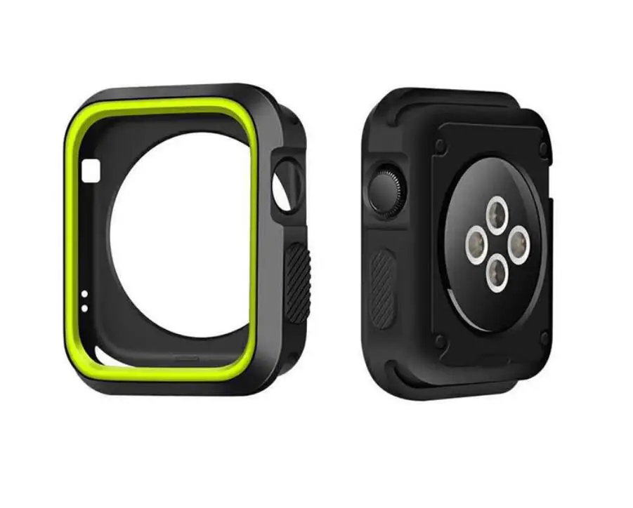 Силиконовый чехол для apple watch band series 6 5 42 38 40 мм 44 полноразмерный резиновый