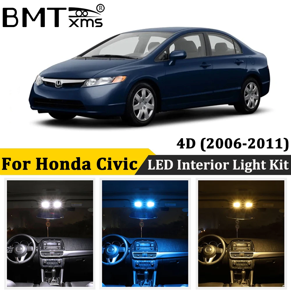 BMTxms 8 шт. Canbus Автоматическая внутренняя светодиодная подсветка купольная лампа