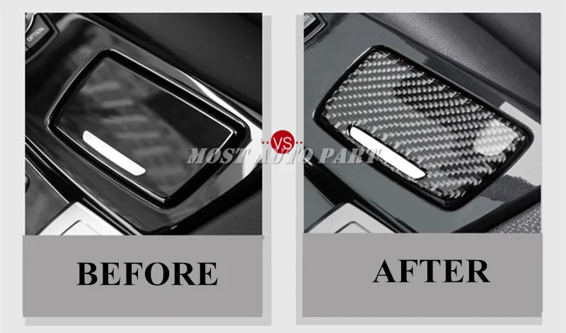 Углеродного волокна держатель стакана воды и крышка для пепельницы BMW 5 серия F10 F11