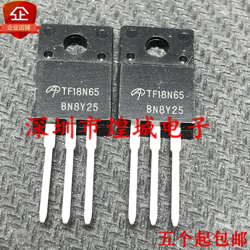

5 шт./лот TF18N65 AOTF18N65 TO-220F 650V 18A 5