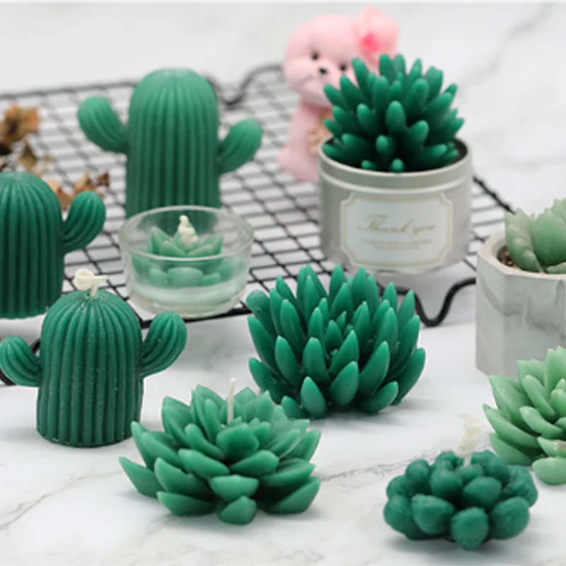 Суккулентная силиконовая форма для свеч формы украшения дома украшение