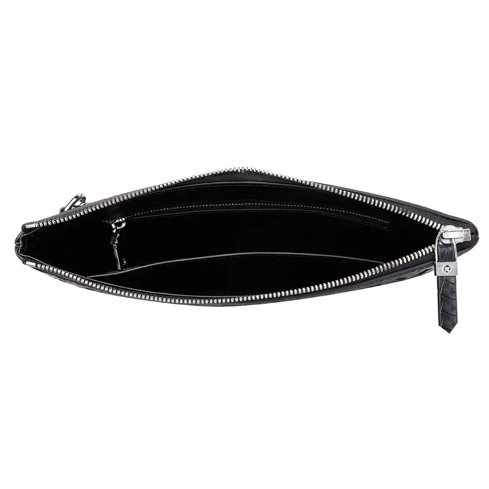 Тонкий мягкий бумажник из 100% натуральной овчины Аллигатор кошелек для кредитных