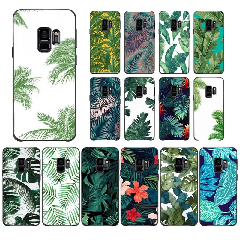

Palm Tree Leaves Phone Case For Samsung Galaxy J7 PRIME J2Pro2018 J4 Plus J5 PRIME J6 J7 Duo Neo J737 J8