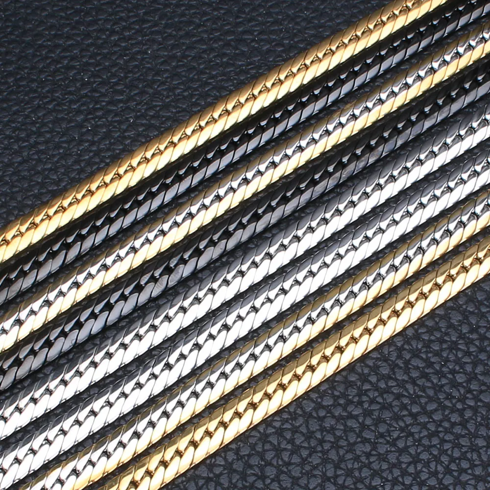 Высокое качество модный ювелирный набор из нержавеющей стали 60 см цепочка