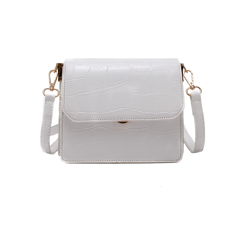 

Stone Pattern Small PU Leather Shoulder Bags For Women 2020 Lady Rivets Crossbody Bag Female Handbags Design Cross Body Bag