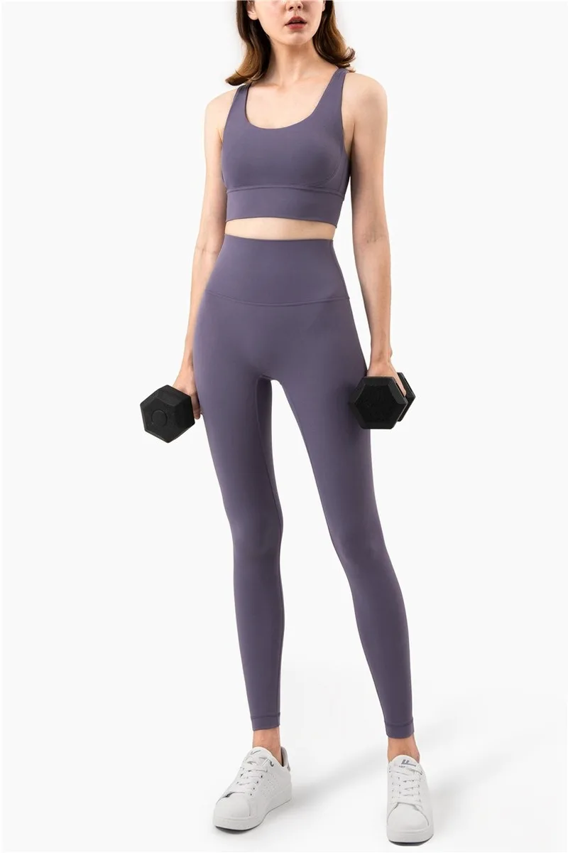 

Shockproof Running Yoga Bra Women's Naked Back Fitness Vest Breathable Absorb Sweat Workout Push Up Active Wear Crop Top Bermuda