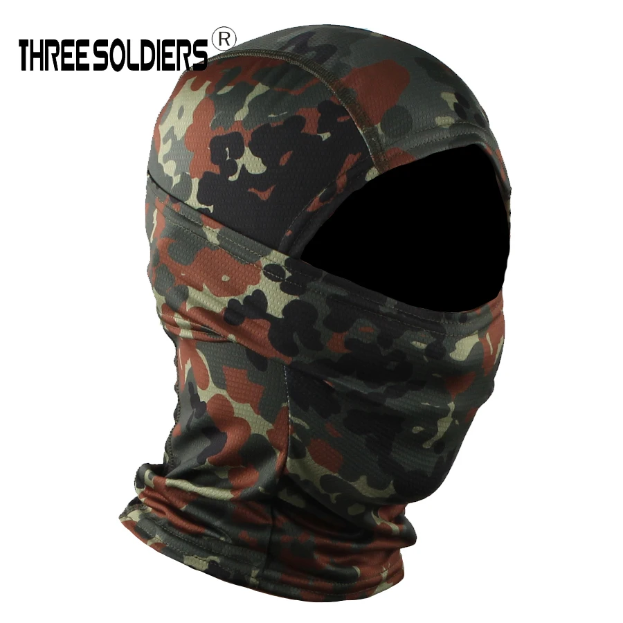 Камуфляжная маска Three Soldier Tiger digtal ACU тактическая Балаклава для страйкбола на все