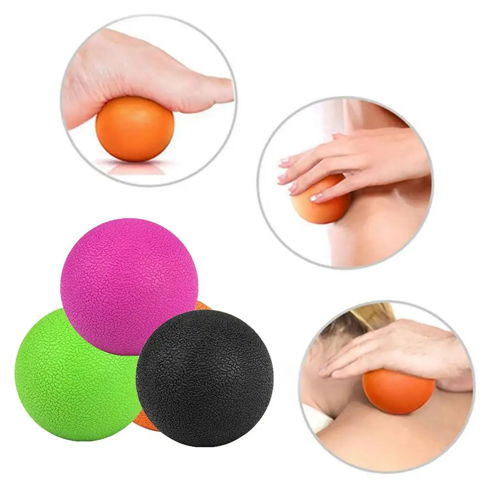 

TPE Lacrosse Ball Fitness Triggers Point Tired Release Massage Ball Muscle Foot Body Training Fascia Hockey Ball Massage Ball