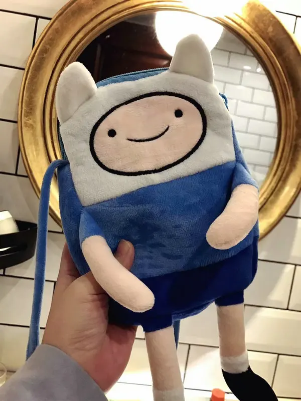 Adventure Huobao игровой автомат BMO Наклонная Сумка время приключений плюшевый симпатичный сотовый телефон нулевой кошелек сумка на одно плечо