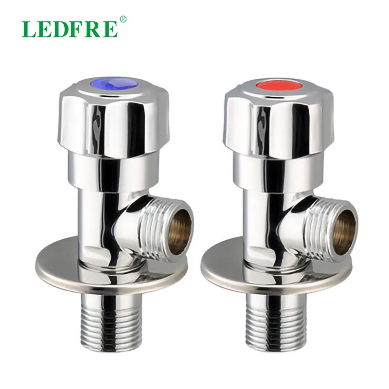 LEDFRE угловые клапаны гетры сплошные латунные аксессуары для раковины |