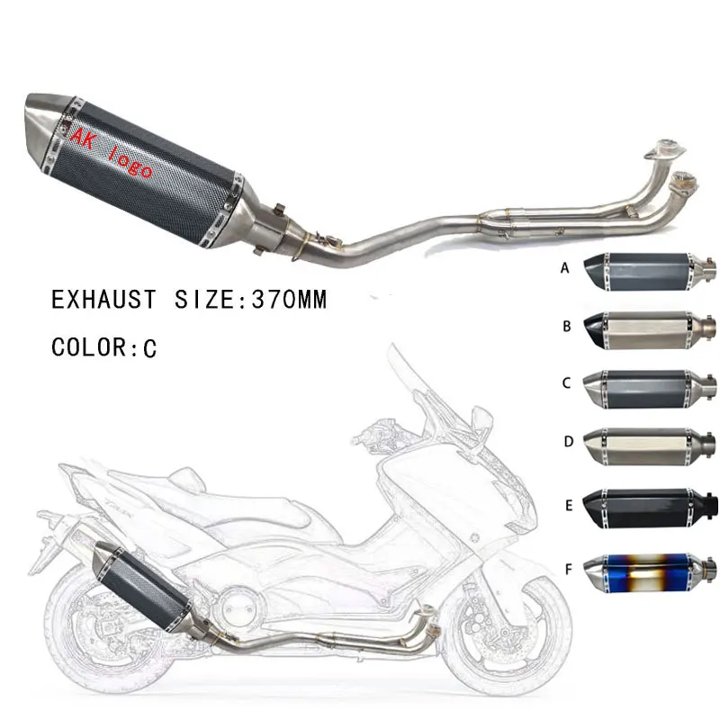 

Exhaust Full system with exhaust with db killer FOR Yamaha T-max Tmax 500 530 2001-2016 tmax530 tmax500 middle pipe