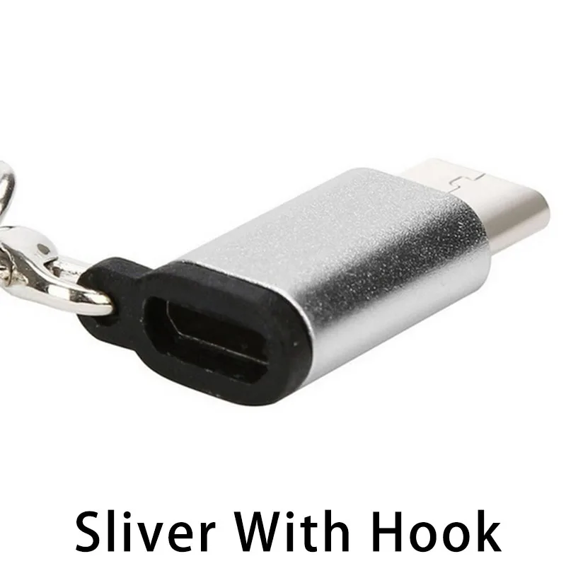 02 Брелок Тип usb C кабель-переходник «папа»-Micro USB переходник с внутренней резьбой Тип usb-C Поддержка OTG usb флэш накопитель для Xiaomi 4C/LeTV/huawei/htc Oneplus планшетный компьютер LG - Цвет: 02