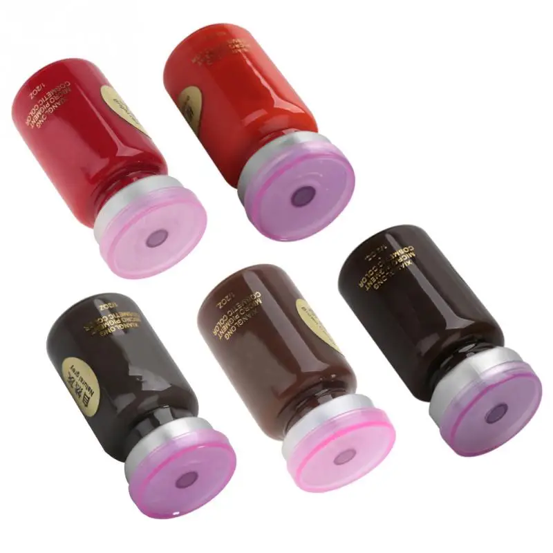 8ml/Bottle Eyebrow Lip Tattoo Plant Pigment Microblading Pigment Ink Makeup Tool Permanent Makeup Tattoos Ink Pigment For Lip