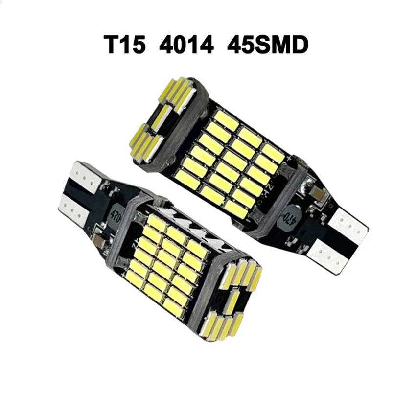 

2pcs 1200Lm W16W T15 LED Bulbs 4014 SMD 920 921 Canbus OBC Error Free led Car LED Backup Light Reverse Lamps Xenon White DC12V