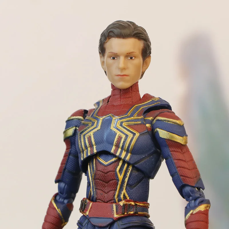 Pete Parker Человек-паук и Tony Stark Железный человек 1/12 SHF голова Мстители статуи супер герой аксессуары игрушки модель