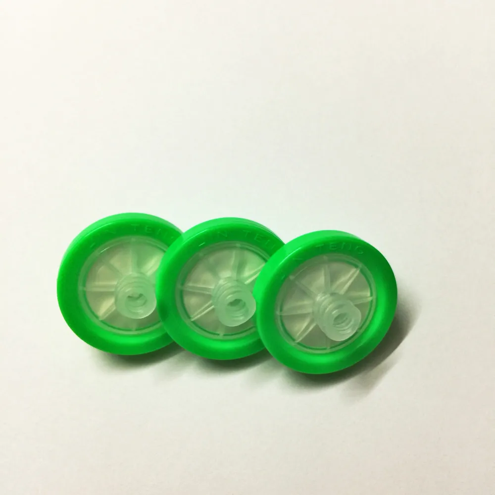 Шприцевой фильтр нейлоновый OD 25 мм 0 22 микрон одноразовый микропористый