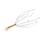 Инструмент для снятия стресса и расслабления, массажер для головы, стальной Осьминог с когтями, для кожи головы, портативный, антивозрастной, расслабляющий, для тела, массажный инструмент