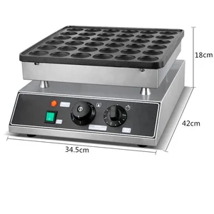 110 В 220 В Коммерческая электрическая машина для вафель, 36 шт., антипригарная машина для приготовления блинов, вилка EUAUUKUS