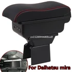 Подлокотник для Daihatsu mira, подлокотник для Daihatsu mira es, подлокотник для хранения, аксессуары для автомобиля, интерьер с USB-светодиодом
