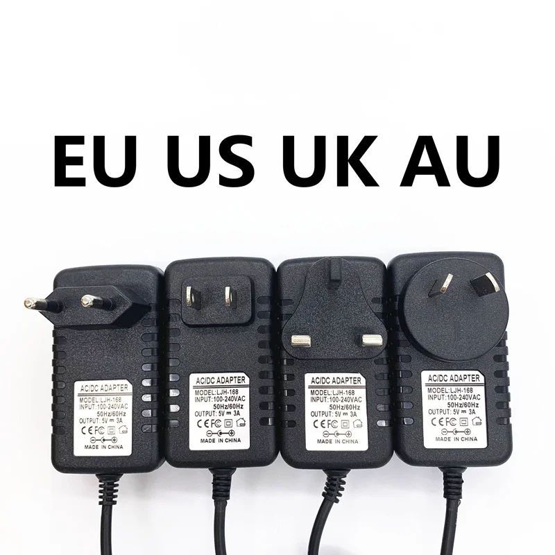Raspberry pi 4 DC 5В 3A кнопка переключения питания адаптер Micro USB порт Вольт для телефона +