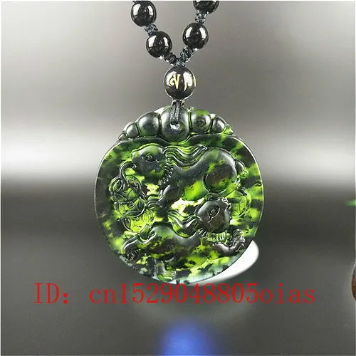 Сертифицированный китайский натуральный черный зеленый нефритовый Кролик