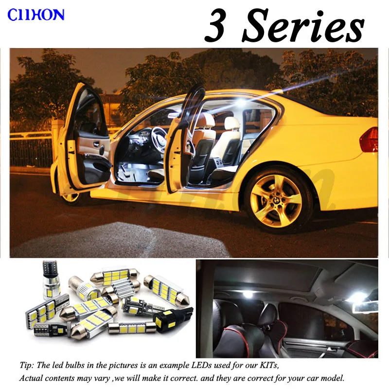 Совершенно Белая светодиодная лампа Canbus без ошибок комплект для внутреннего