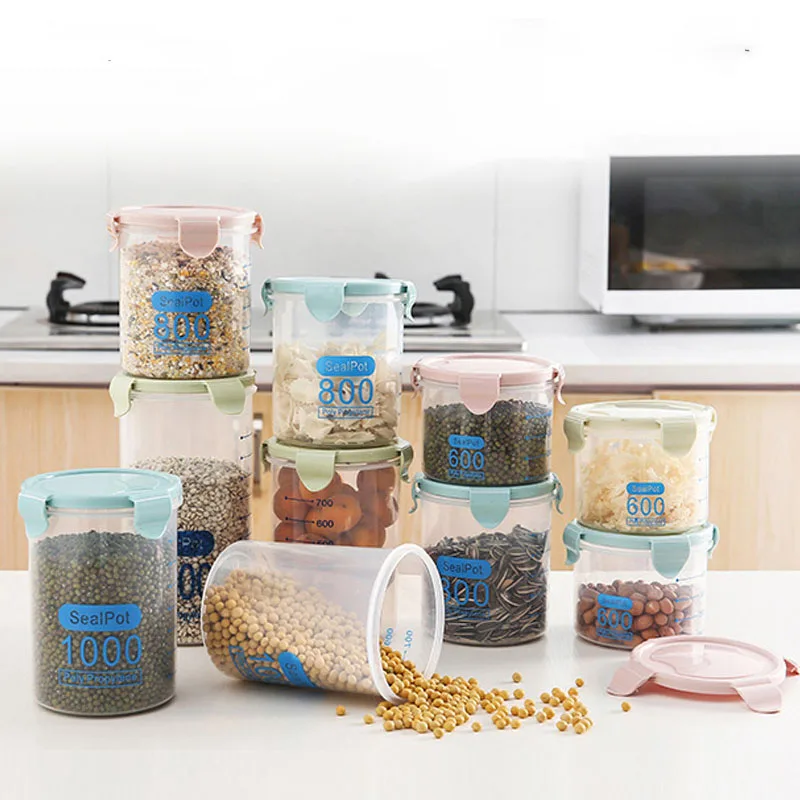 Кухонная прозрачная искусственная еда с крышкой пластиковая зернистая закуска |